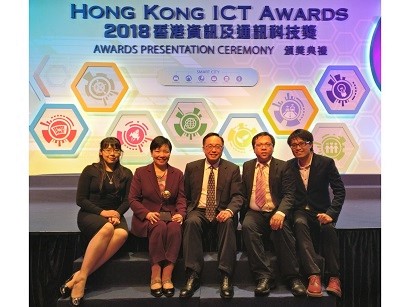   
		Groupr photo with Mr Nicholas W. Yang, GBS, JP, Secretary for Innovation and Technology	 
